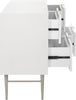 Modernist White Gloss Dresser