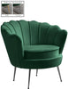 Gardenia Green Velvet Chair