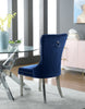 Carmen Navy Velvet Dining Chair