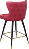 Hendrix Red Faux Leather Counter/Bar Stool