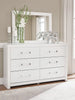 Maeling Dresser and Mirror