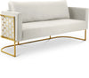 Casa Cream Velvet Sofa