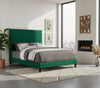 Harlie Green Velvet Full Bed