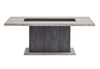 D8030 Dining Table with Storage Drawers and Storage Door