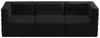 Quincy Black Velvet Modular Sofa
