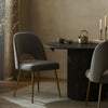 Logan Grey Velvet Dining Chair