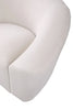 Riley Cream Velvet Loveseat