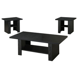 Rodez 3-piece Occasional Table Set Black Oak image