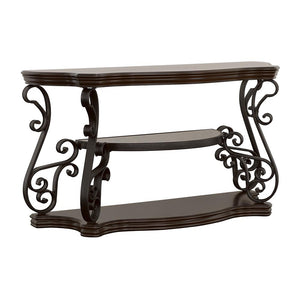Laney Sofa Table Deep Merlot and Clear image