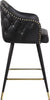 Barbosa Black Faux Leather Counter/Bar Stool