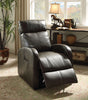 Ricardo Dark Gray PU Recliner w/Power Lift