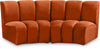 Infinity Cognac Velvet 2pc. Modular Sectional