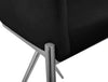 Xavier Black Velvet Counter Stool