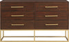 Maxine Cherry / Gold Dresser