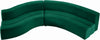 Curl Green Velvet 2pc. Sectional