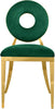 Carousel Green Velvet Dining Chair