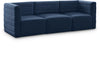 Quincy Navy Velvet Modular Sofa