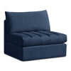Jacob Navy Velvet Armless