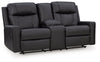 Mackmenville Reclining Loveseat with Console