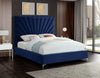 Eclipse Navy Velvet King Bed