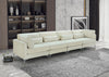 Julia Cream Velvet Modular Sofa (4 Boxes)