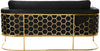 Casa Black Velvet Sofa