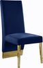 Porsha Navy Velvet Dining Chair