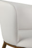 Skylar White Faux Leather Dining Chair