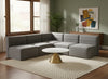 Quincy Grey Velvet Modular Sectional