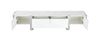 Larvik TV Stand White w/ Silver Frame