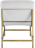 Nube White Faux Sheepskin Fur Accent Chair