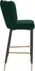 Lily Green Velvet Stool