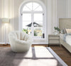 Dream White Faux Sheepskin Fur Accent Chair