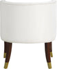 Perry Cream Velvet Dining Chair