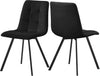 Annie Black Velvet Dining Chair