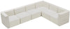 Quincy Cream Velvet Modular Sectional