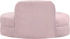 Mitzy Pink Velvet Loveseat
