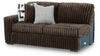 Midnight-Madness Sectional Sofa - Chocolate