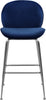 Paris Navy Velvet Stool