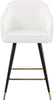 Barbosa White Faux Leather Counter/Bar Stool