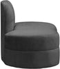 Mitzy Grey Velvet Chair
