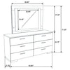 Felicity Dresser with LED Mirror