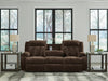 Observation Power Reclining Sofa with Drop Down Table
