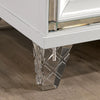 EMMELINE Night Stand w/ USB, White