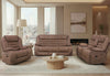 U2250 Brown Reclining Sofa/Console Reclining Loveseat