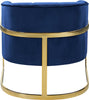 Carter Navy Velvet Accent Chair