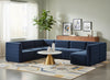 Quincy Navy Velvet Modular Sectional
