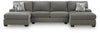 Clarington Sectional with Double Chaise