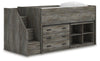 Frandern Loft Bed with Bookcase and Drawer Storage