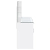 Flora Makeup Vanity Table with LED Mirror and Stool